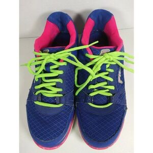 Fila Womens‎ Running Shoes Blue Pink Low Top Breathable 5SR20201-455 Size 8.5